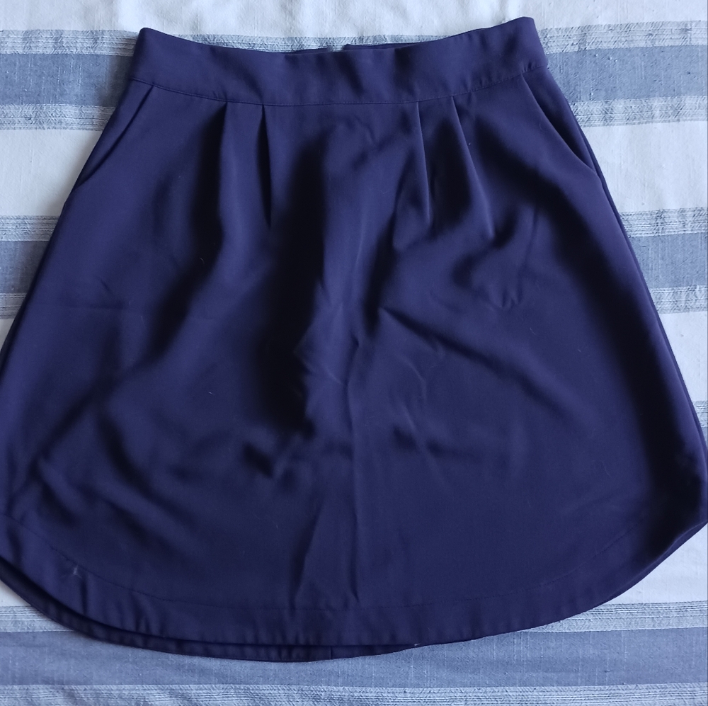 Eve Lavoie Skater Skirt In Purple